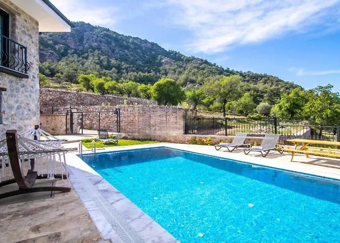 Dadya 3 - With Private Pool In Marmaris Turgut Vila Mugla